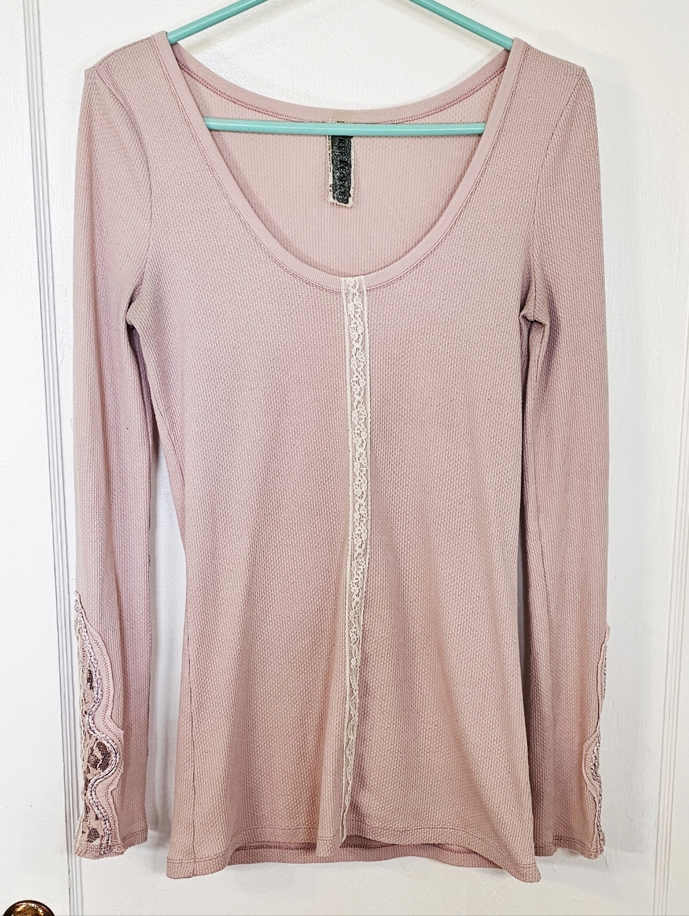 Free People Blush Thermal Top